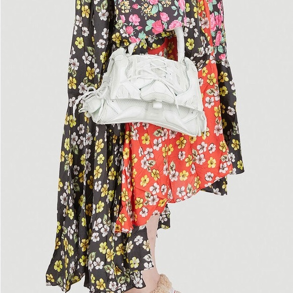 Balenciaga Small Sneakerhead Top Handle Bag White Glow In The Dark - Picture 2 of 8